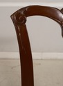 39333E:  Carved Mahogany Claw Foot Side Chair