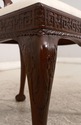 39333E:  Carved Mahogany Claw Foot Side Chair