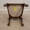 39333E:  Carved Mahogany Claw Foot Side Chair