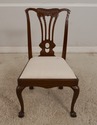 39333E:  Carved Mahogany Claw Foot Side Chair
