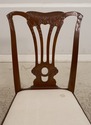 39333E:  Carved Mahogany Claw Foot Side Chair