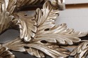 F41758: French Style Silver Finish Bird & Foliage 