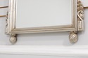 F41758: French Style Silver Finish Bird & Foliage 