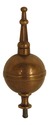 18th Century Federal Style Brass Clock Finial