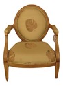 42324EC: HICKORY WHITE French Medallion Upholstere