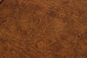 42338: Pair French Style Walnut Hoof Foot Lamp Tab