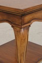 42338: Pair French Style Walnut Hoof Foot Lamp Tab