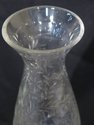 LF42402EC: Silver Candlestick Cut Glass Candle Hol