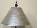 LF42697EC: JOHN RICHARD Silver & Lucite Table Lamp