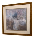 F45536EC: Gold Framed Decorative Room Scene Print