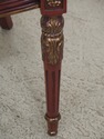 L49991: French Louis XV Style Carved Mahogany Arm 