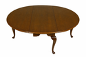 LF51403: ROBERT WHITLEY Solid Walnut Drop Leaf Din