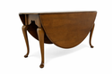 LF51403: ROBERT WHITLEY Solid Walnut Drop Leaf Din