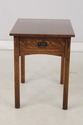 51442: Pair STICKLEY Arts & Crafts Mission Oak Lam