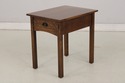 51442: Pair STICKLEY Arts & Crafts Mission Oak Lam