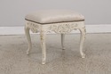 51607EC: French Style Square Paint Decorated Ottom