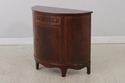 L57124: BIGGS Mahogany Inlay Federal Style Demilun