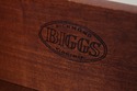 L57124: BIGGS Mahogany Inlay Federal Style Demilun