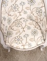 L56810: Pair Embroidered Stitched French Style Cha