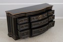 62525: MARGE CARSON Large Black Painted Sideboard 