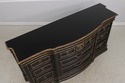 62525: MARGE CARSON Large Black Painted Sideboard 