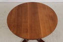 63723:  STICKLEY Mission Oak Round Pedestal Dining
