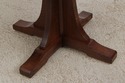 63723:  STICKLEY Mission Oak Round Pedestal Dining