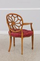 F64349: Vintage Mahogany Federal Style Spiderback 