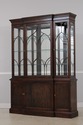 : STICKLEY 3 Door Mahogany China Cabinet