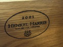 66929: HENKEL HARRIS  Model 2382 Mahogany Breakfro