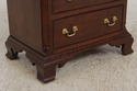 L70632: Pair Of STICKLEY Cherry 3 Drawer Nightstan
