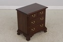 L70632: Pair Of STICKLEY Cherry 3 Drawer Nightstan