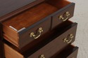 L70632: Pair Of STICKLEY Cherry 3 Drawer Nightstan
