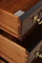 L70632: Pair Of STICKLEY Cherry 3 Drawer Nightstan