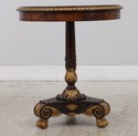 70771:  MAITLAND SMITH Mahogany Inlaid Pedestal Ro
