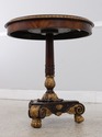 70771:  MAITLAND SMITH Mahogany Inlaid Pedestal Ro