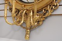 71719: Antique Federal 18th C. Gold Gilt Convex Bu