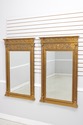 F41752/53: Pair Neoclassical Style Gold Leaf Finis
