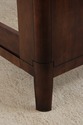71755: BAKER Leather Mahogany Mid Century Modern K