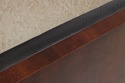 71755: BAKER Leather Mahogany Mid Century Modern K