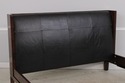 71755: BAKER Leather Mahogany Mid Century Modern K