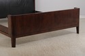 71755: BAKER Leather Mahogany Mid Century Modern K