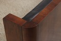 71755: BAKER Leather Mahogany Mid Century Modern K