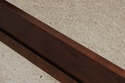 71755: BAKER Leather Mahogany Mid Century Modern K