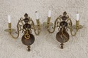 F71765: Pair Vintage Colonial Williamsburg Brass C