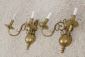 F71765: Pair Vintage Colonial Williamsburg Brass C