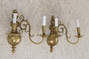 F71765: Pair Vintage Colonial Williamsburg Brass C