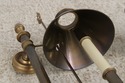 F71766: Pair CHAPMAN Lighted Sconces w. Tole Shade