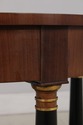 L71772: BAKER Walnut French Empire Style Lamp Tabl