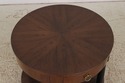 L71772: BAKER Walnut French Empire Style Lamp Tabl